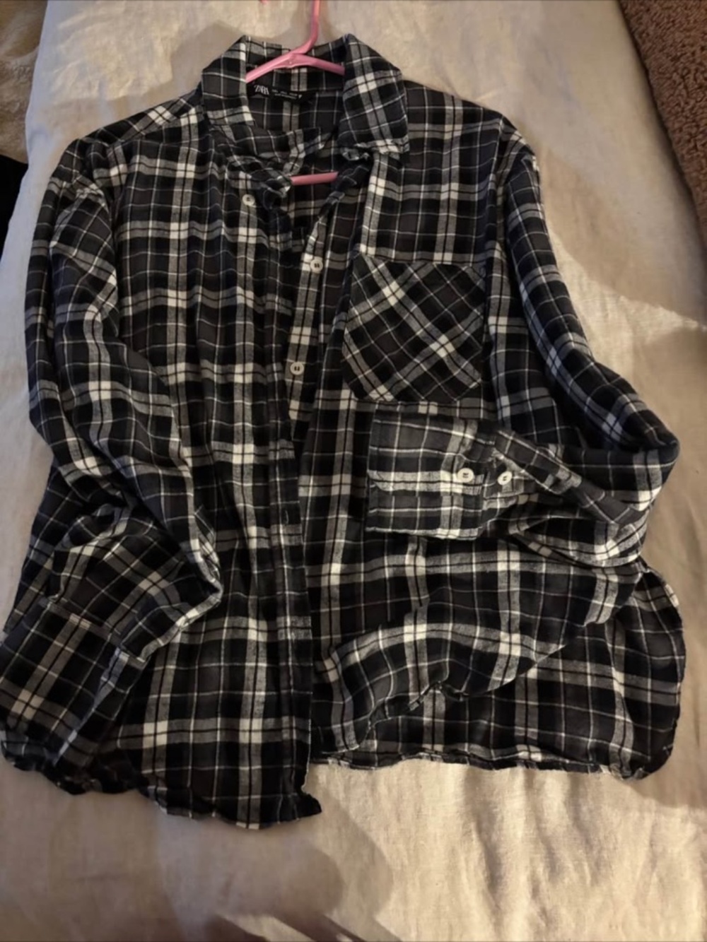 Zara flannel shirt